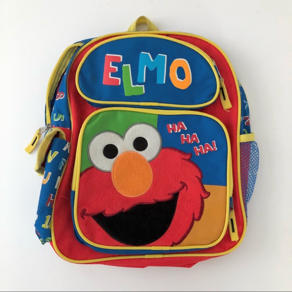 Elmo Sesame Street Backpack - Picture 1 of 5